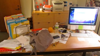 When your workstation becomes a dumping site or do we say a landfill?